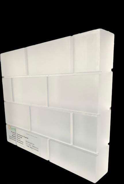 Slotted wall tile