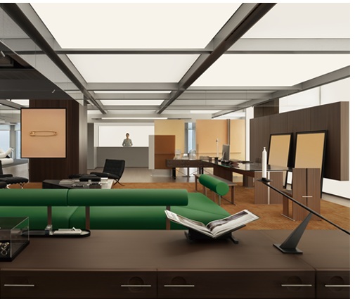 Workspace lounge and open office