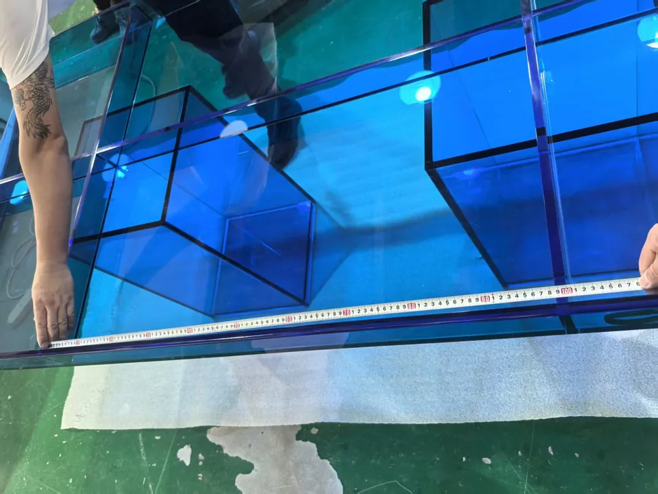 Backlit bar counter detail