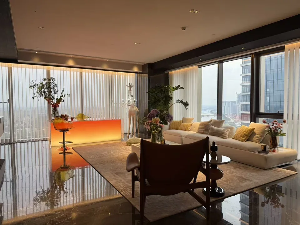 Residential living room - detail view