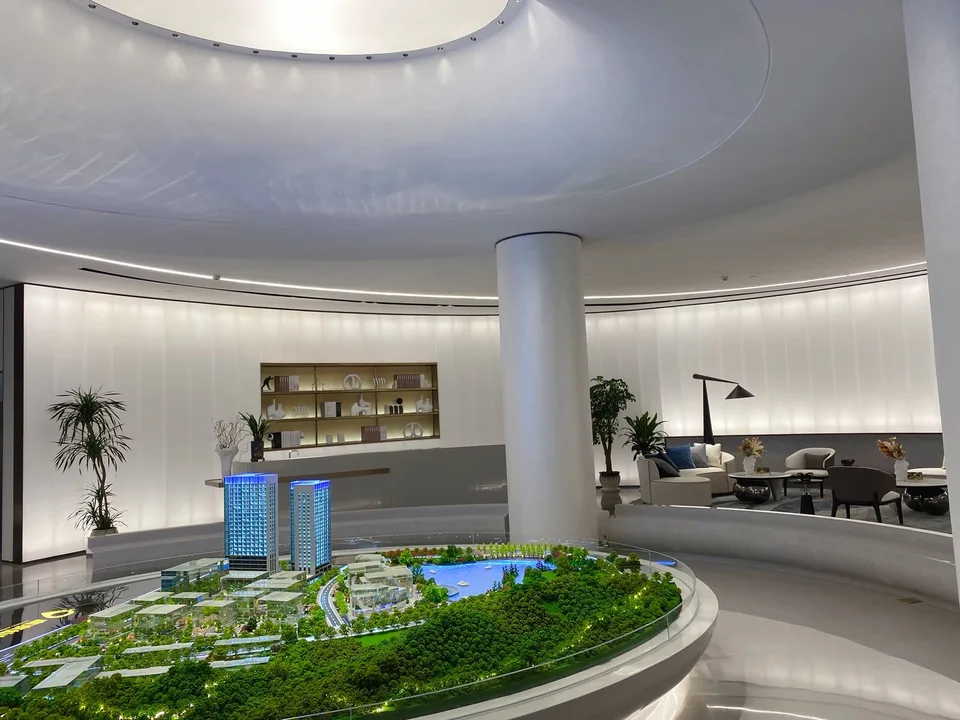 Nanjing Xianlin Zhigu Sales Office - detail view