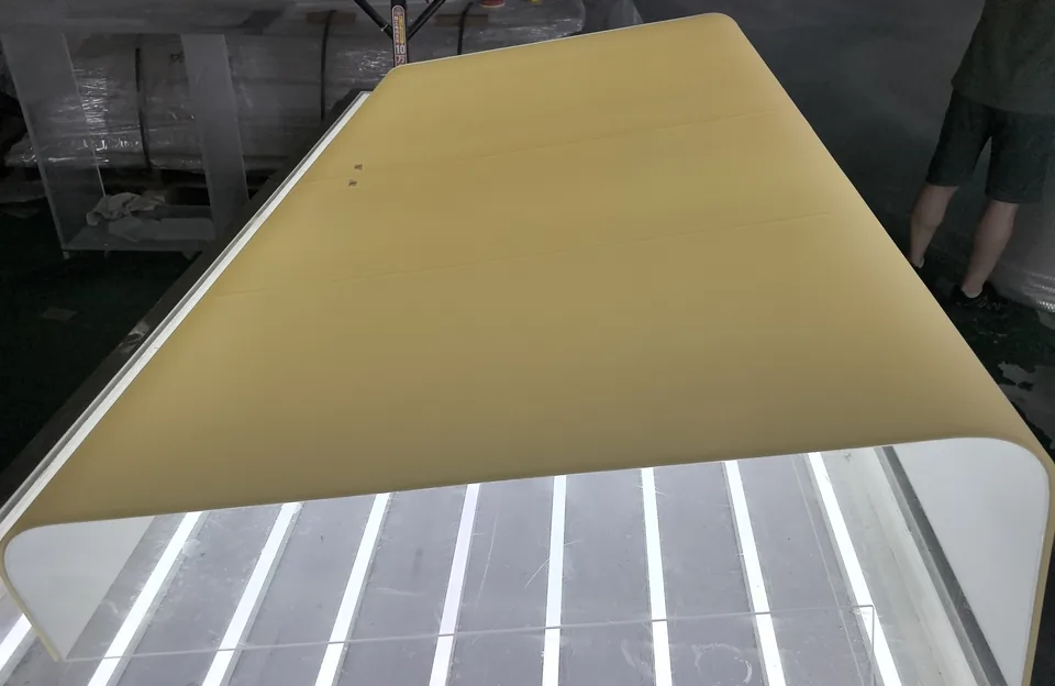 Illuminated counter panel